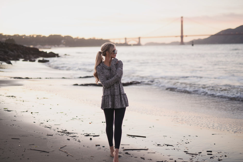 Heather Grey at Sunset - The City Blonde