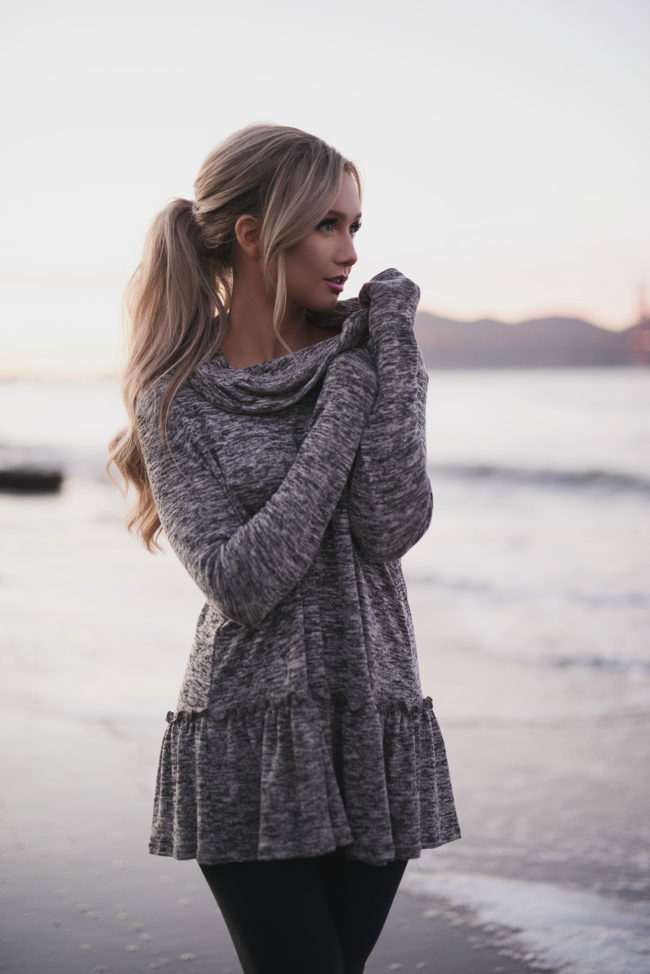 Heather Grey at Sunset - The City Blonde