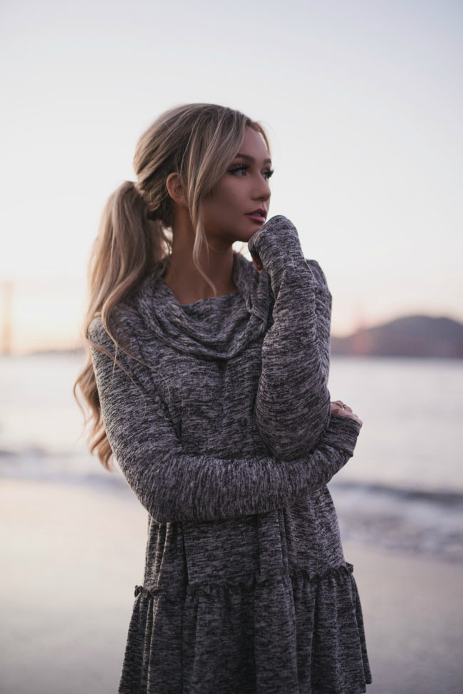 Heather Grey at Sunset - The City Blonde